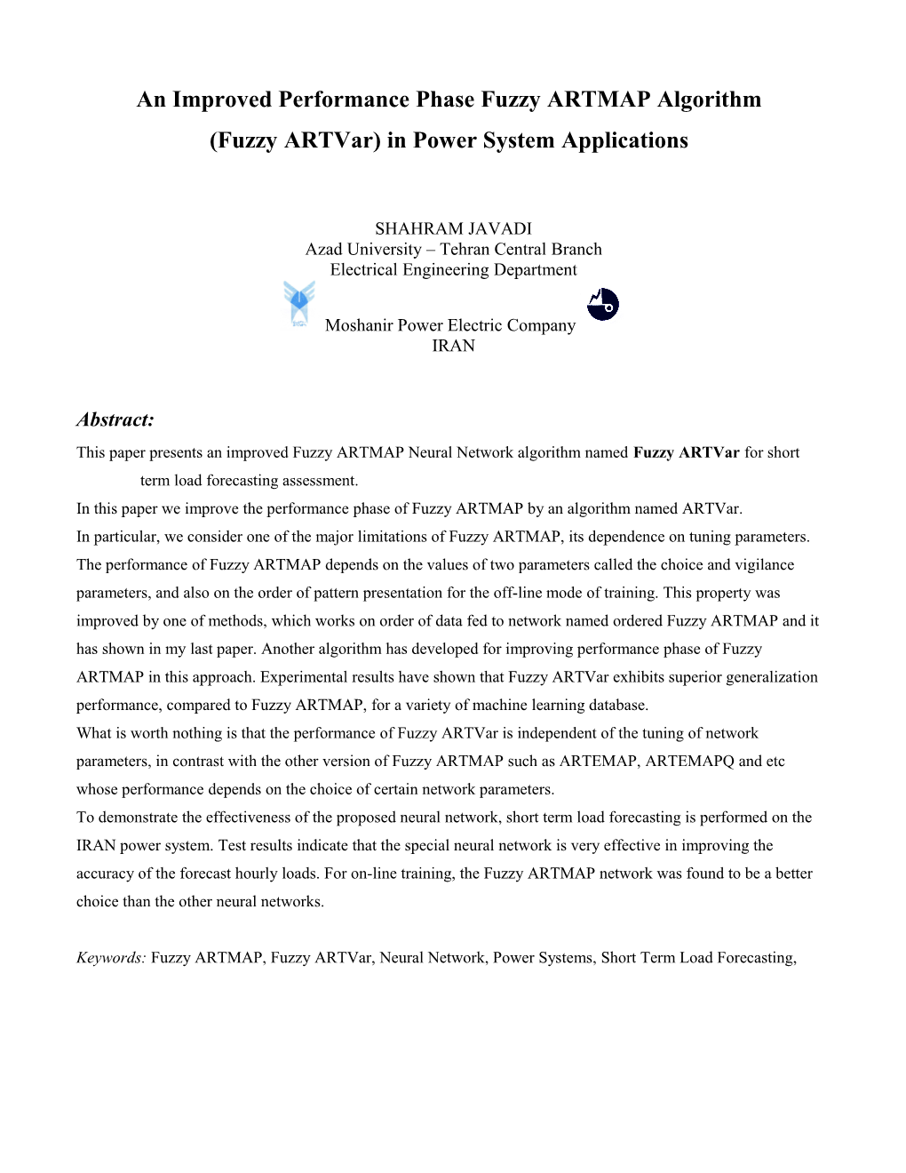 Power System Dynamic Stability Assessment