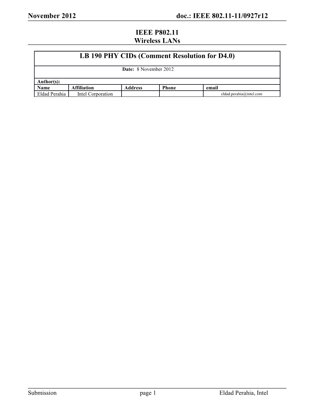 Tgac Editor: Modify 802.11-2012 Clause 20.1.1 As Follows