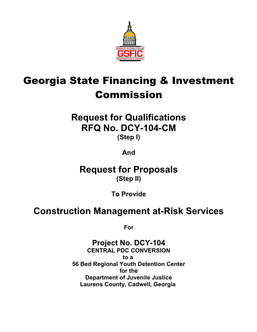 Georgia State Financing & Investment Commission