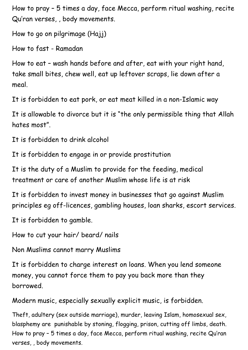 How to Pray 5 Times a Day, Face Mecca, Perform Ritual Washing, Recite Qu Ran Verses,