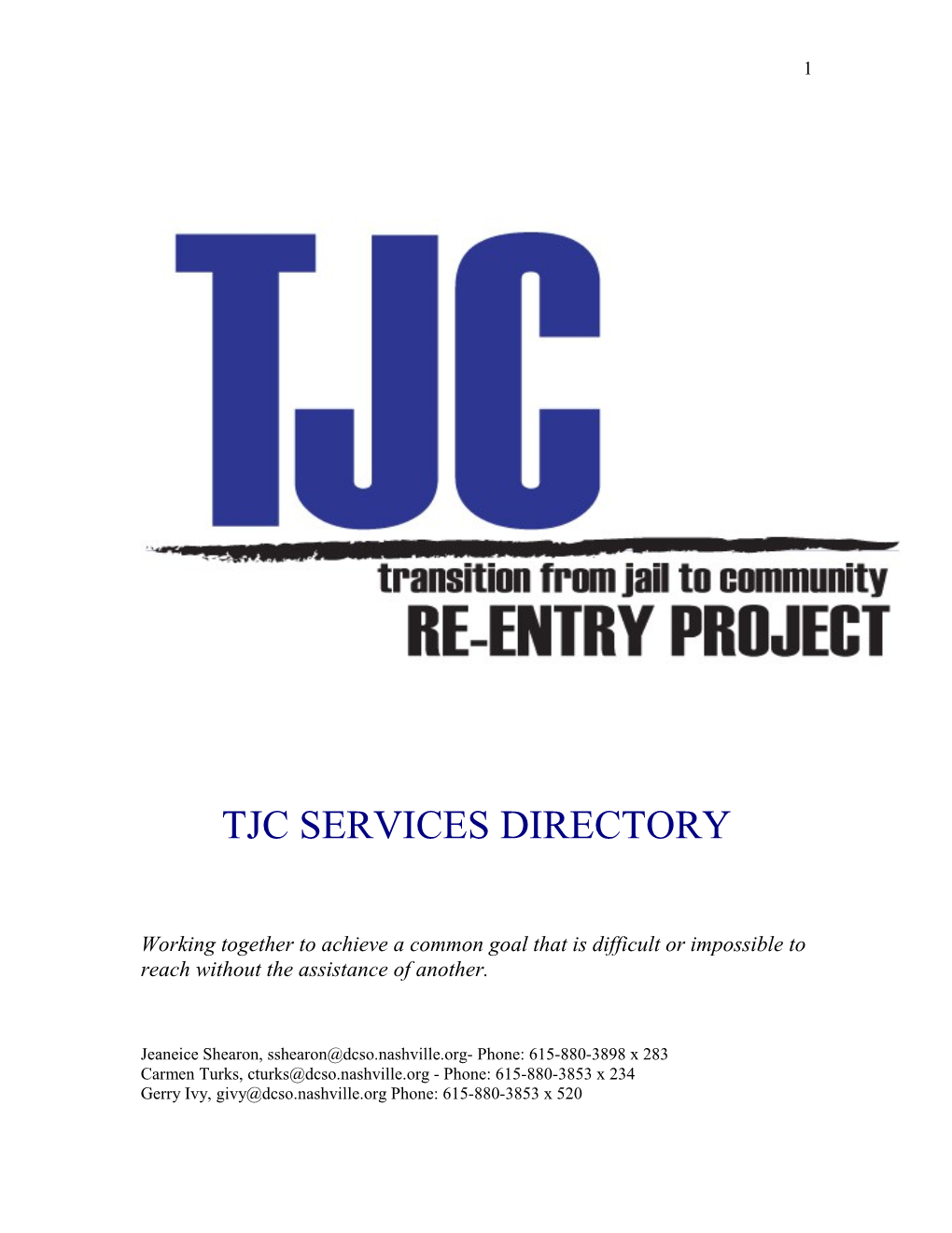 Tjc Services Directory