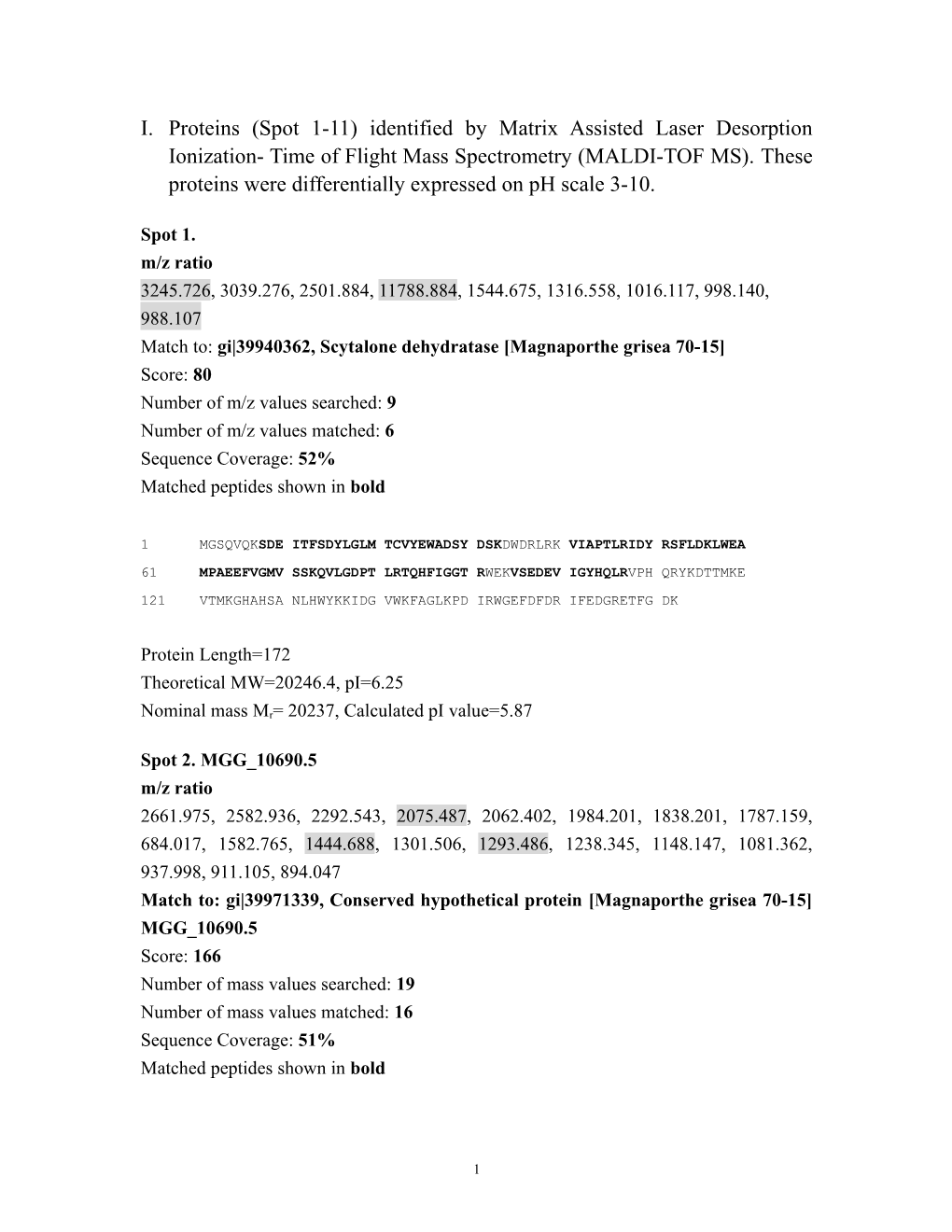 Match To: Gi 39940362,Scytalone Dehydratase Magnaporthe Grisea 70-15