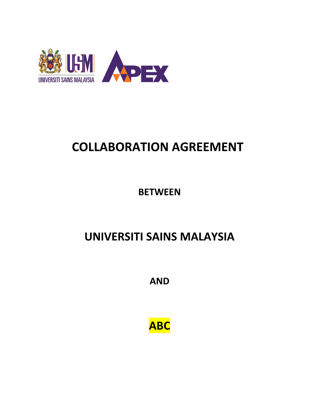 Collaboration Agreement