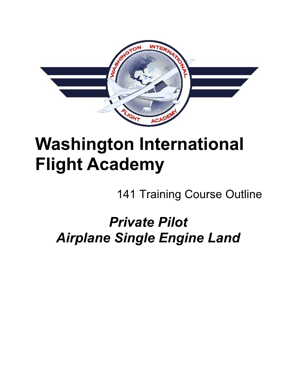 Washington International Flight Academy