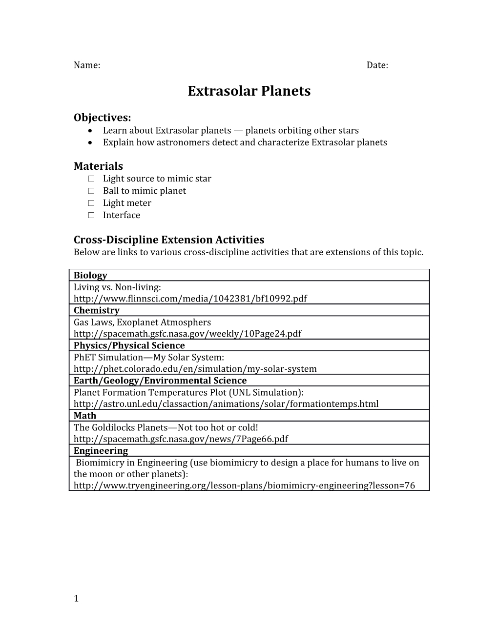 Extrasolar Planets