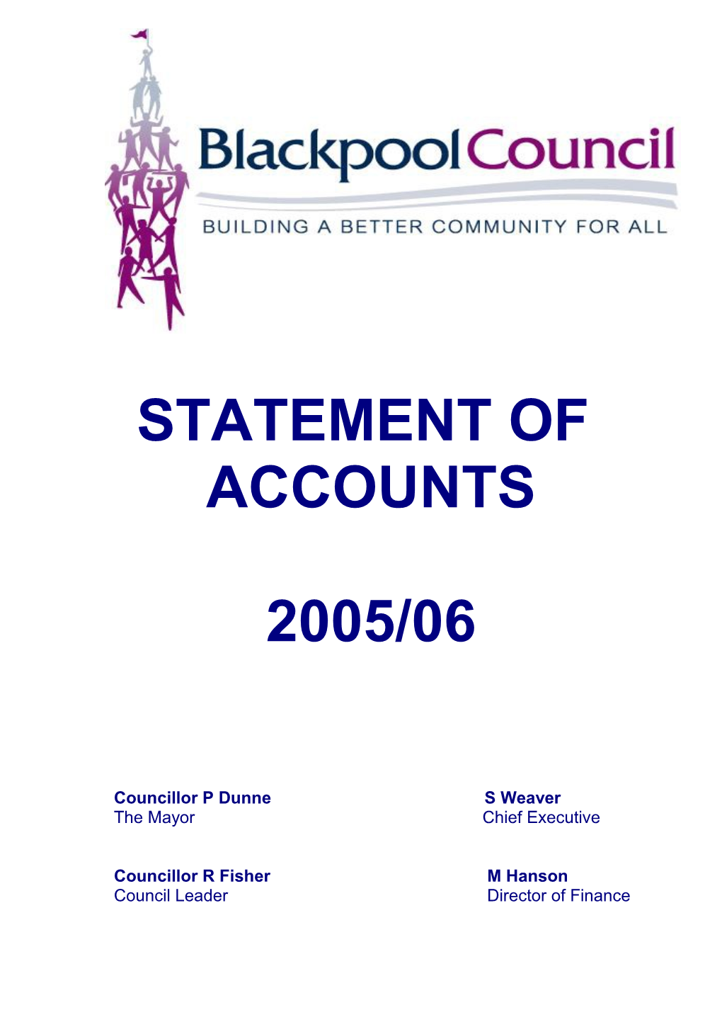 Blackpool Council Statement of Accounts 2005/06