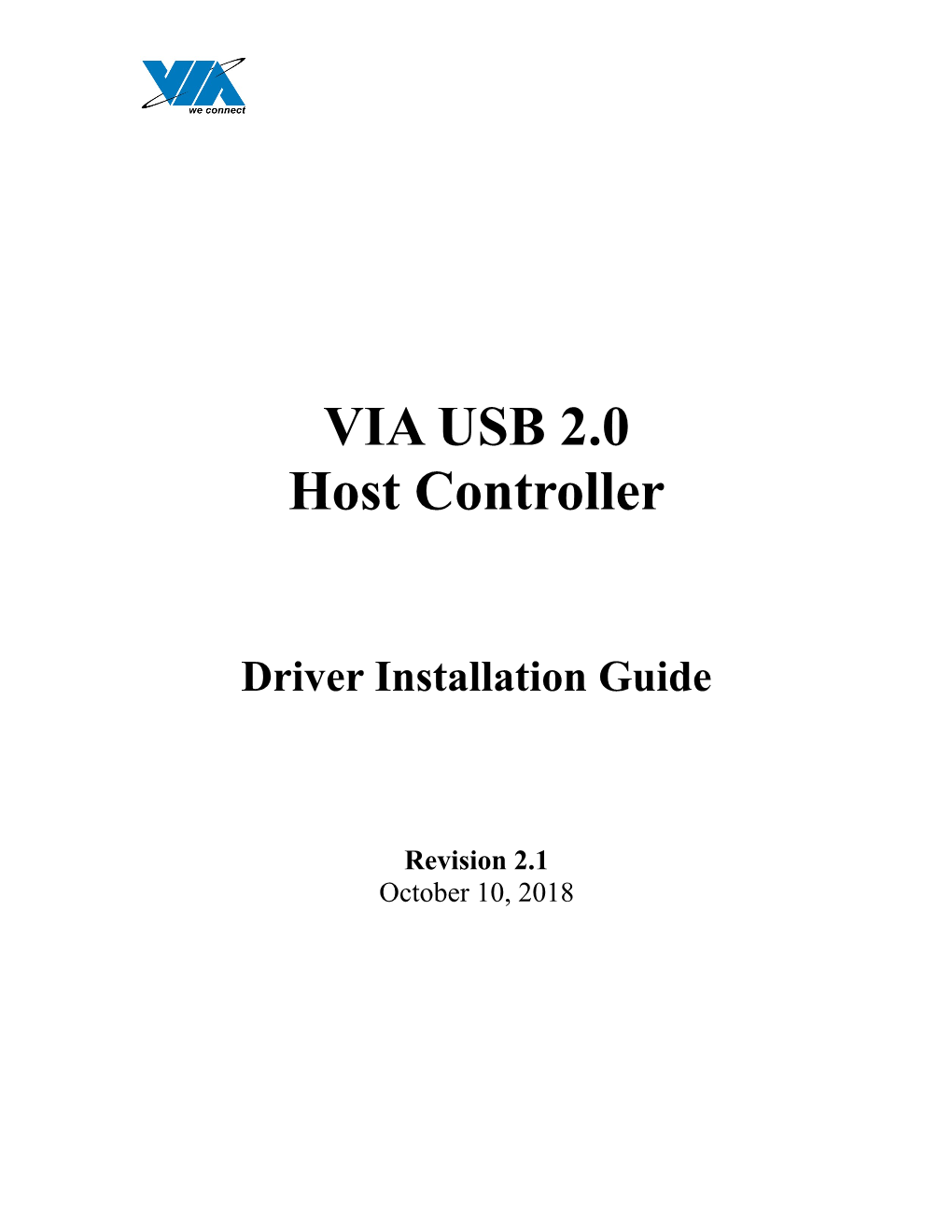 Driver Installation Guide