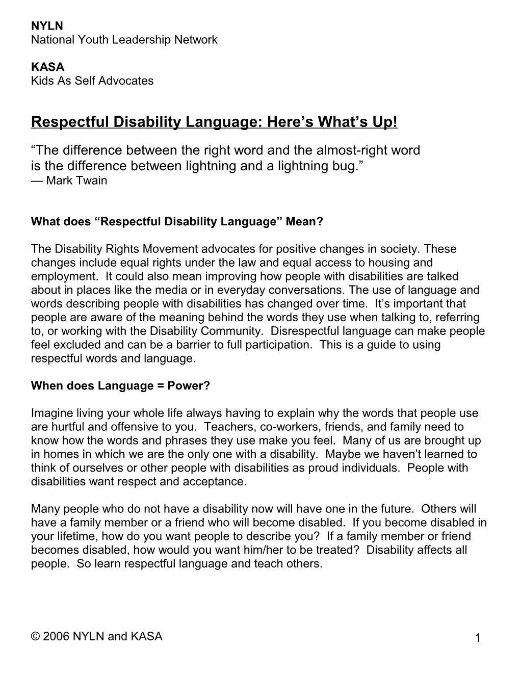 Respectful Disability Language: Here S What S Up!
