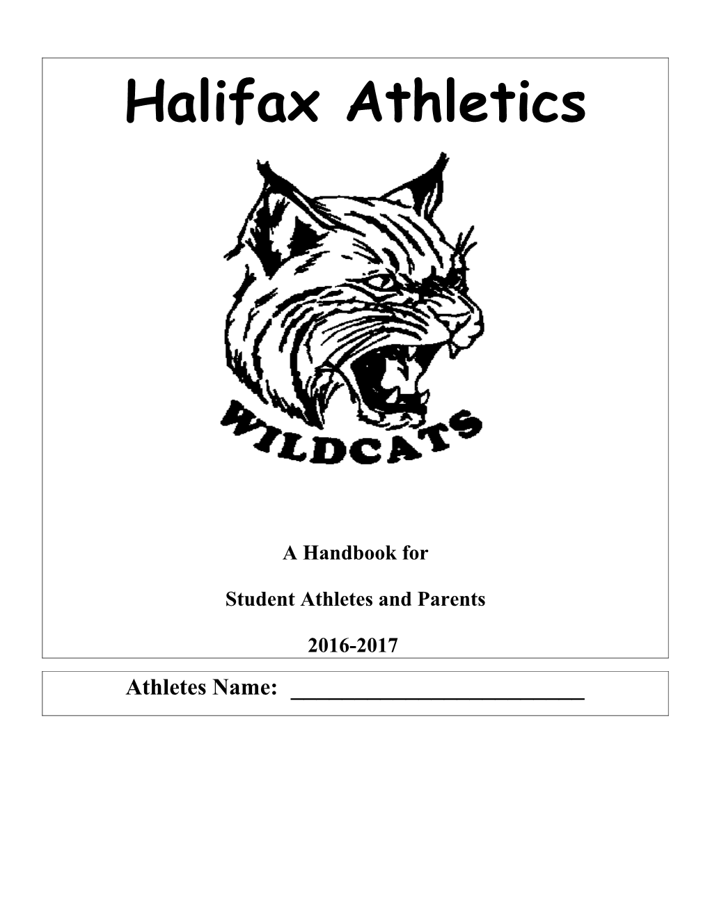 HASD Handbooks for Student Athletes