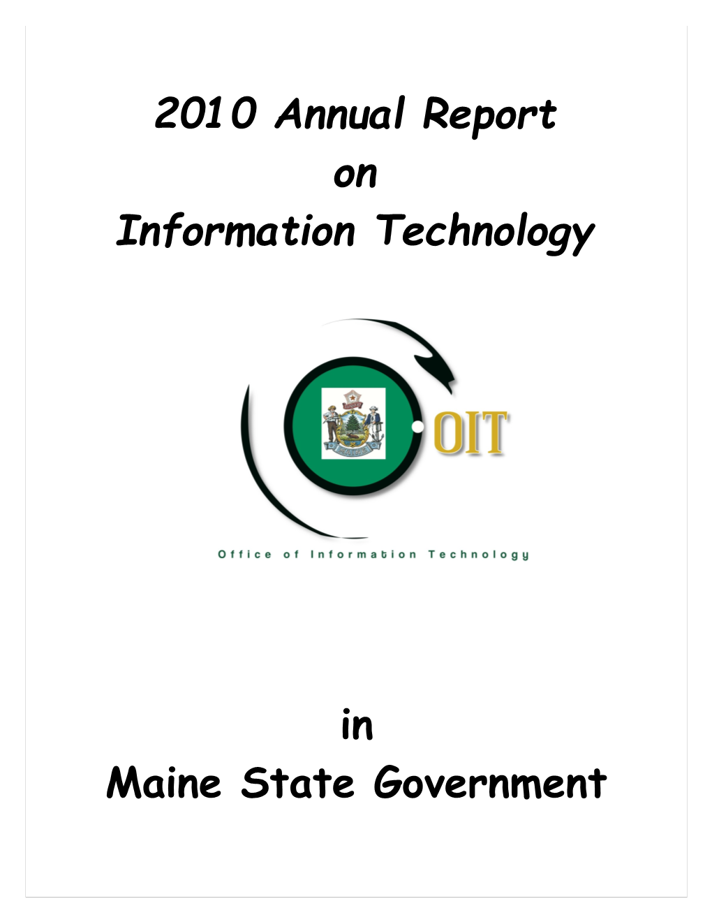 OIT Annual Report 2010