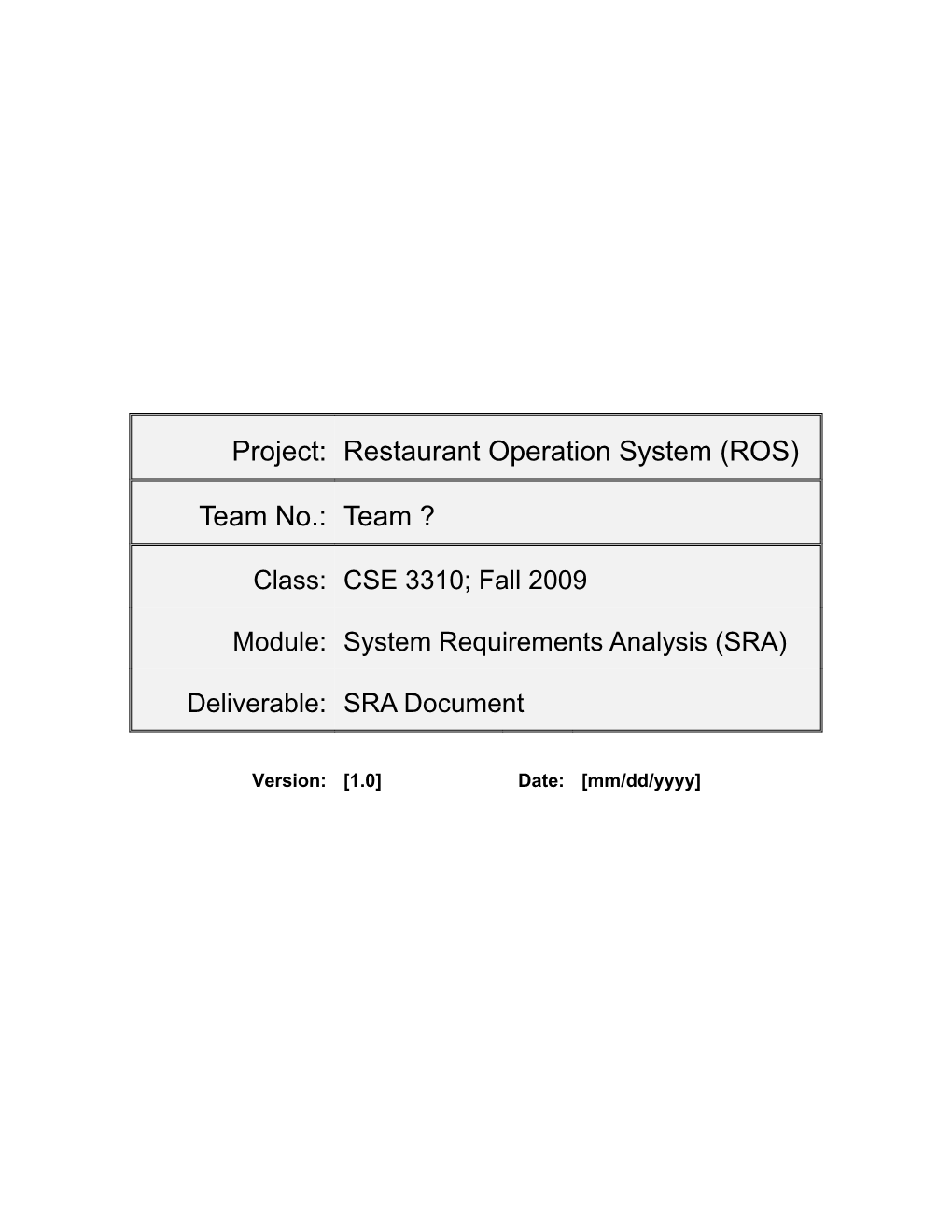 System Prospectus- IE