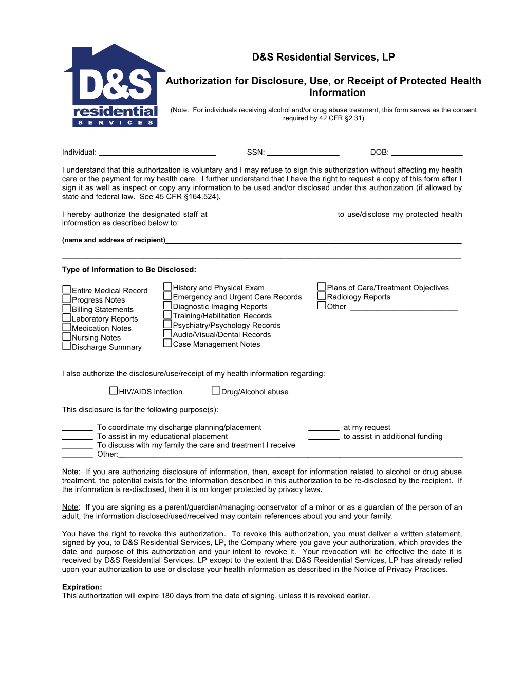 HIPAA Authorization Form Sample-Customize for Your Practice