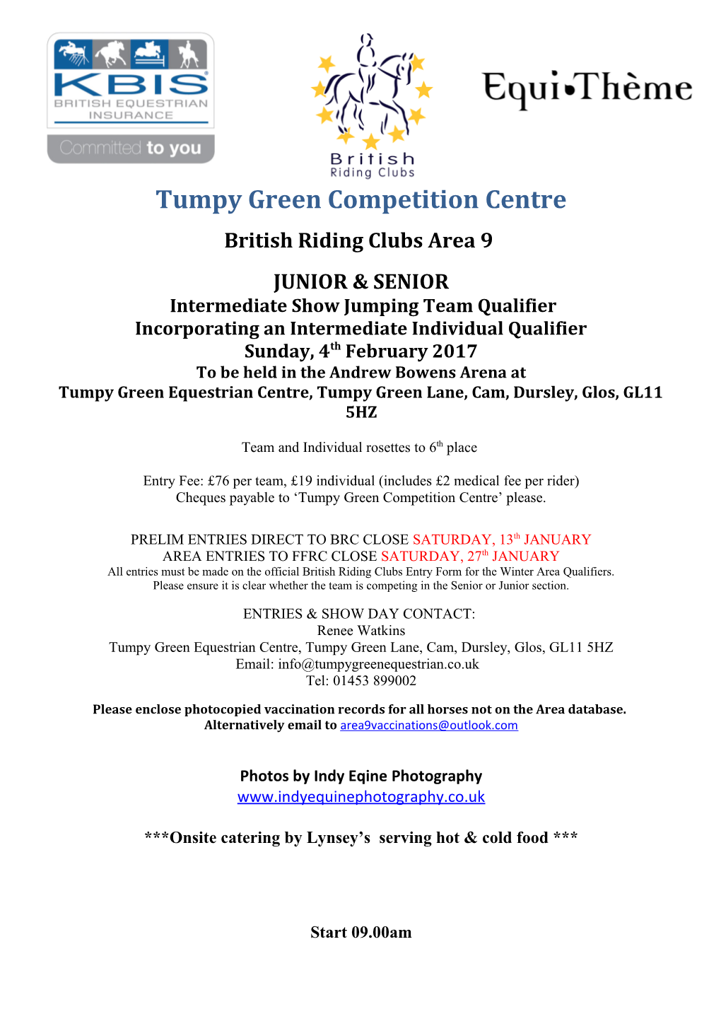 Tumpy Green Competition Centre