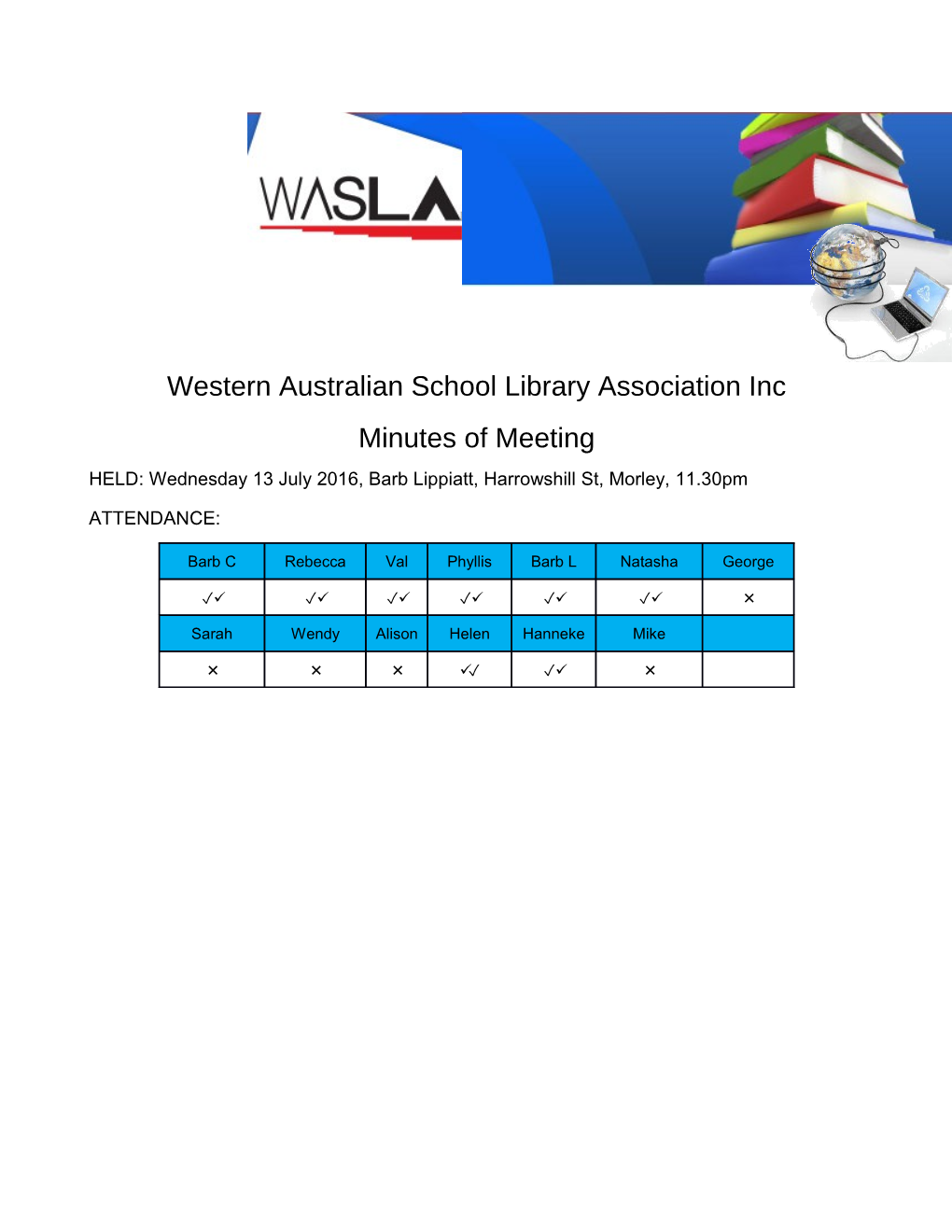 Western Australian School Library Associationinc