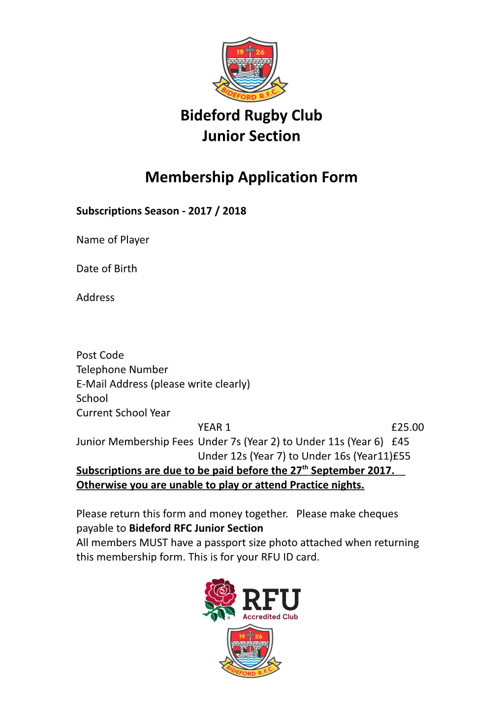 Bideford Rugby Club