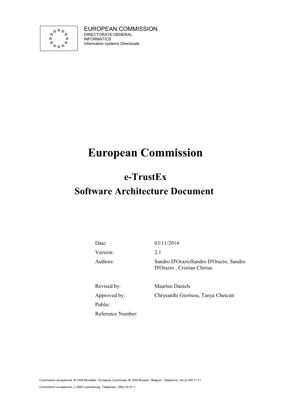 E-PRIOR Software Architecture Document