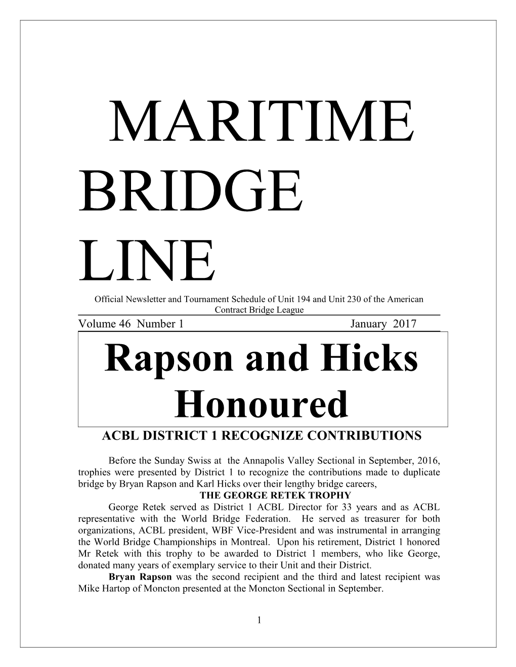 Maritime Bridge Line