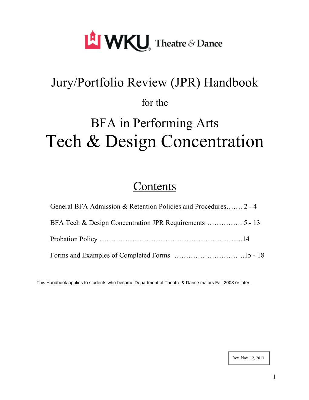 Jury/Portfolio Review (JPR) Handbook