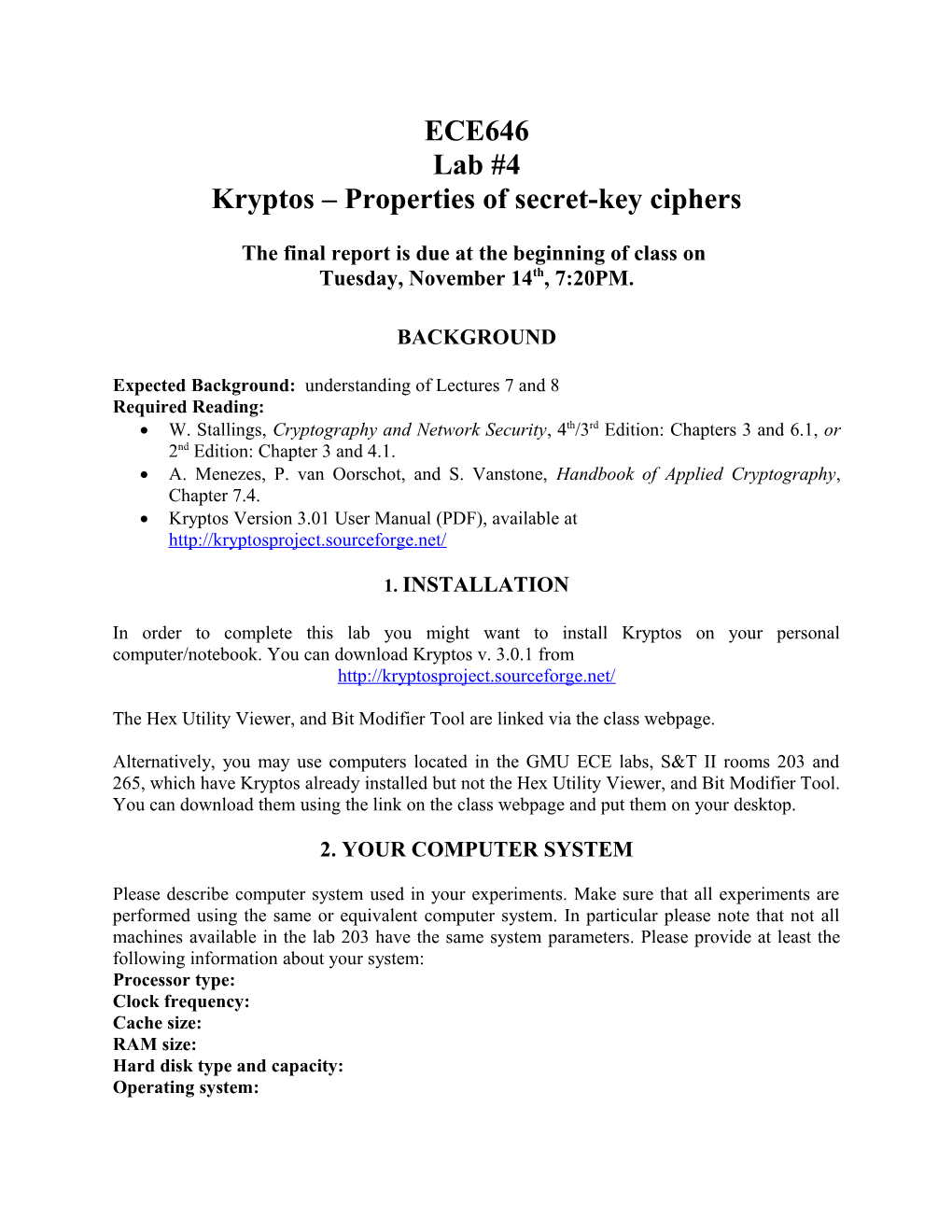 Kryptos Properties of Secret-Key Ciphers