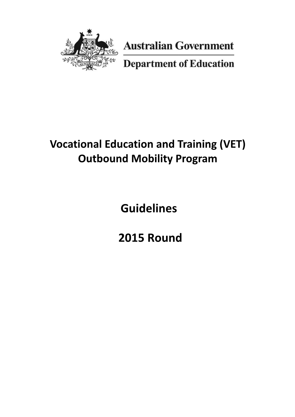 Attachment C - VET Outbound Mobility Guidelines
