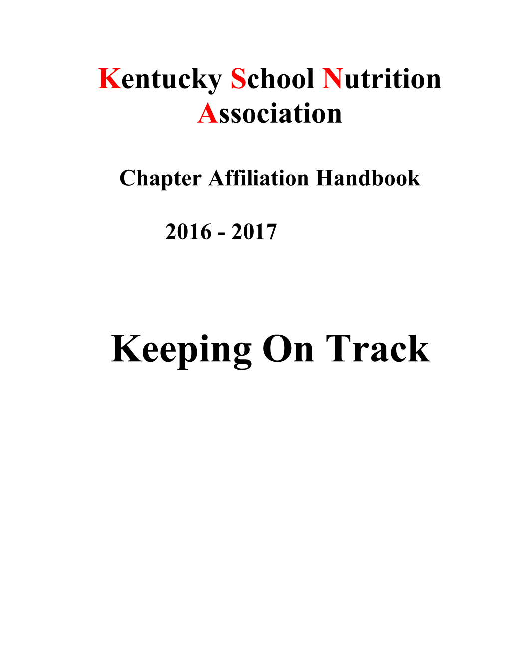 Kentucky School Nutrition Association