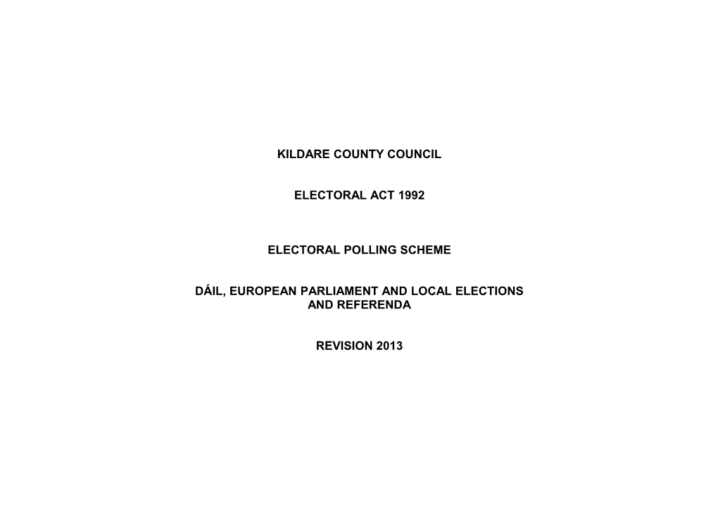 New Polling Scheme 2008