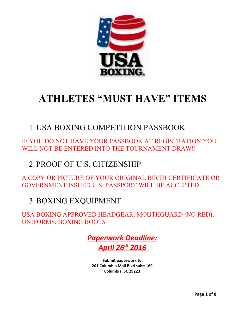 Athletes Must Have Items