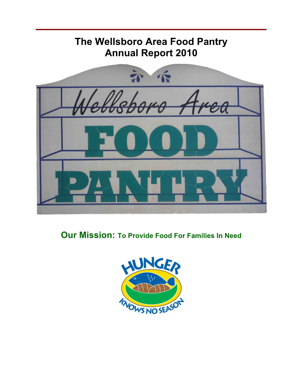 The Wellsboro Area Food Pantry