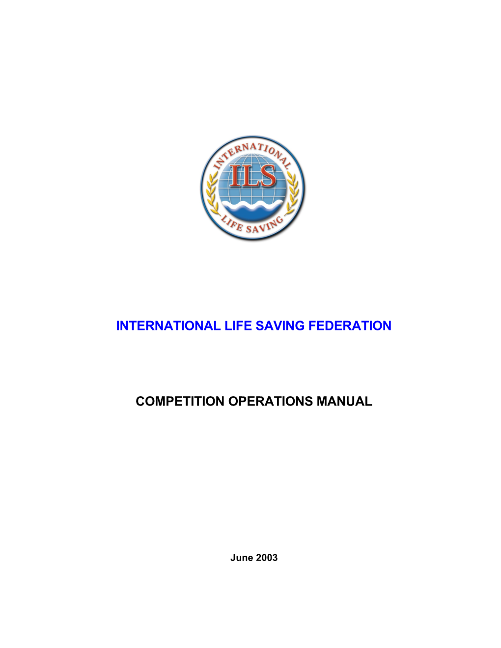 Competition Operations Manual
