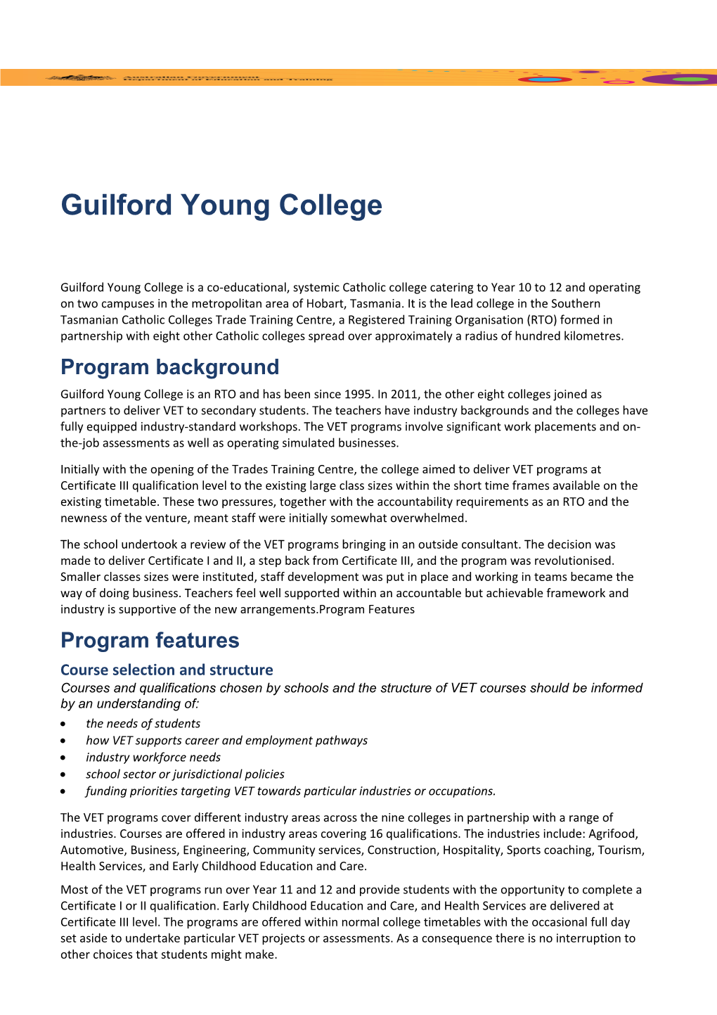 Guilford Young College