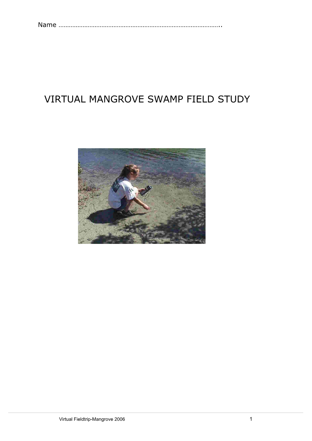 Virtual Mangrove Swamp Field Study