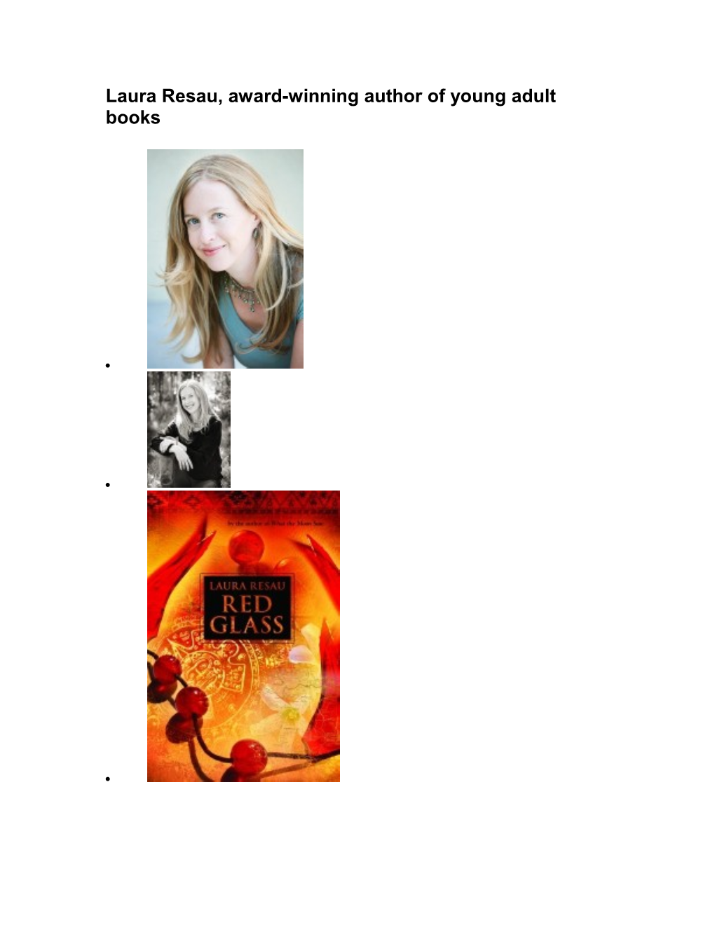 Laura Resau, Award-Winning Author of Young Adult Books