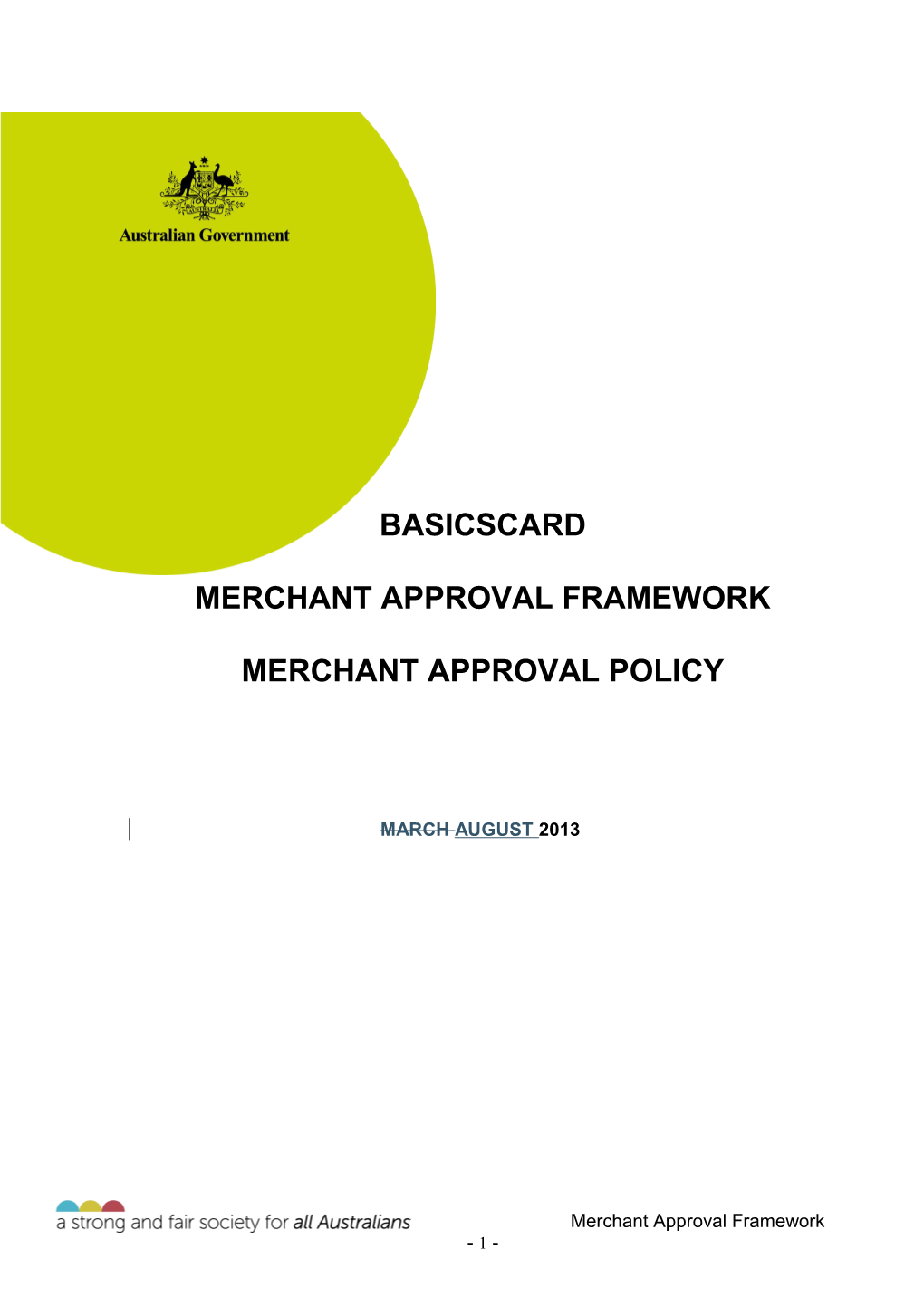 Basicscard Merchant Approval Framework