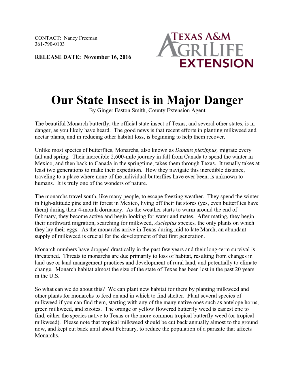 Our State Insect Is in Major Danger