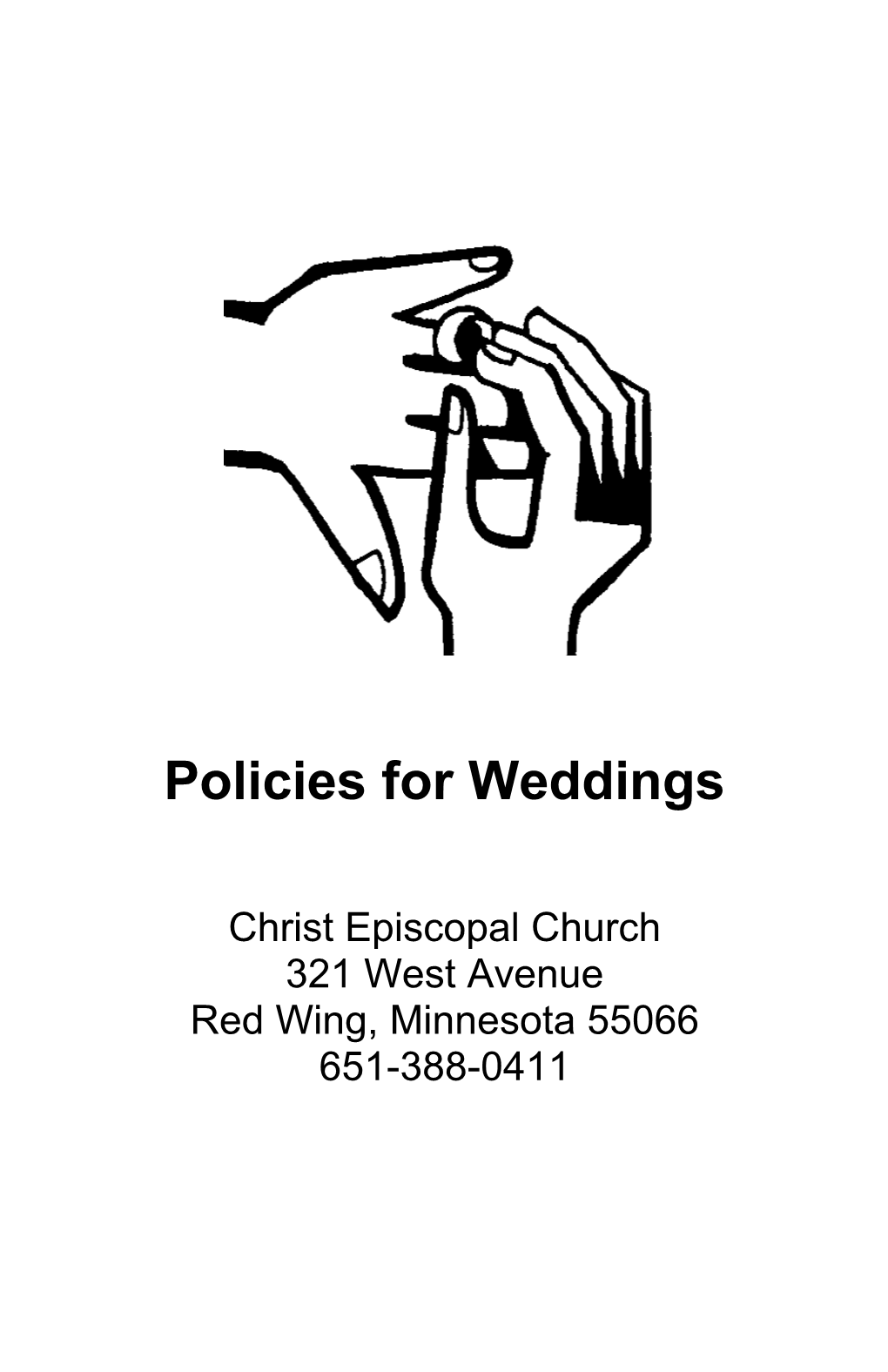 Policies for Weddings