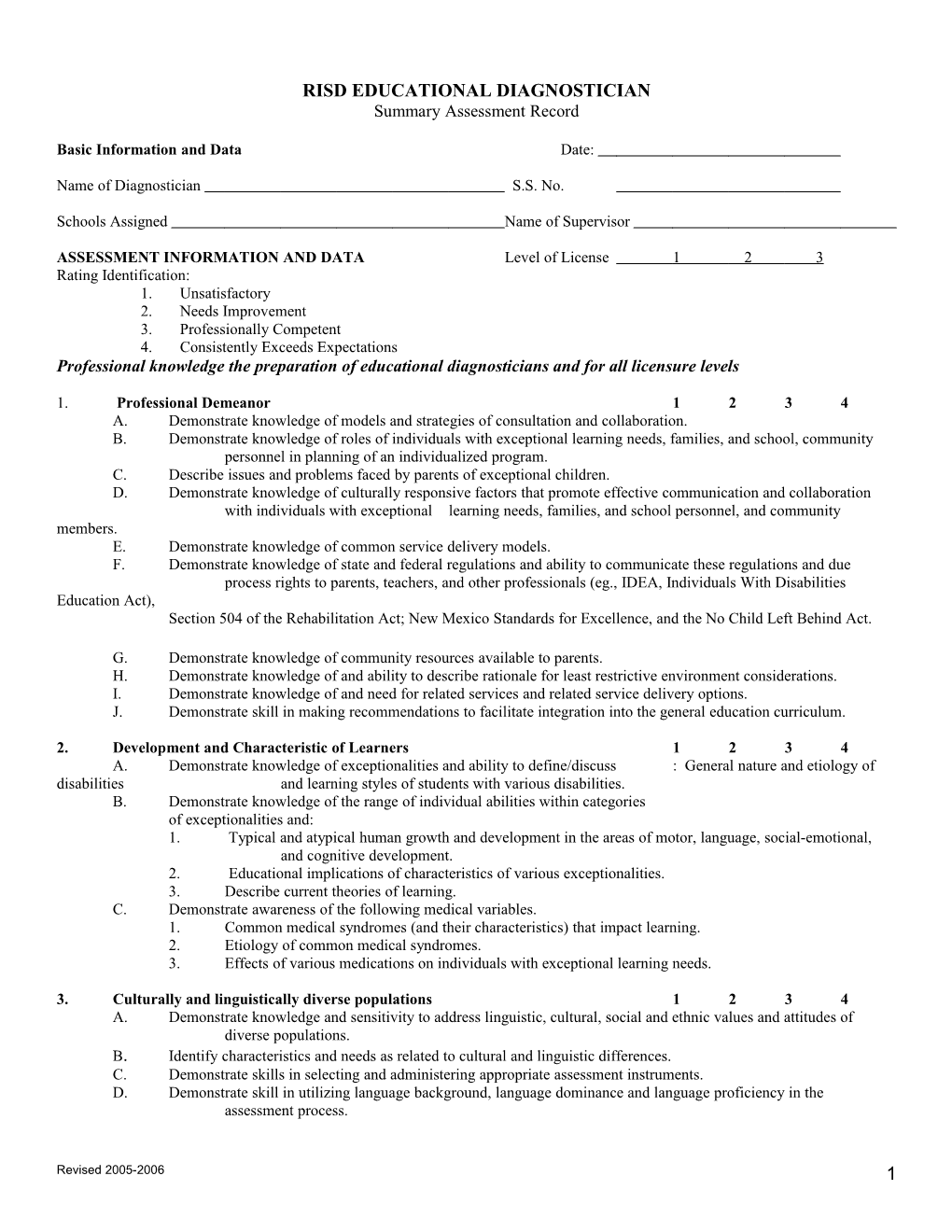 RISD Educational Diagnostician