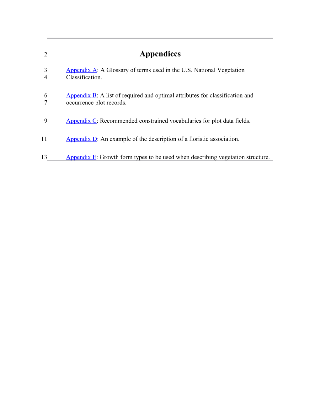 Appendix A: a Glossary of Terms Used in the U.S. National Vegetation Classification