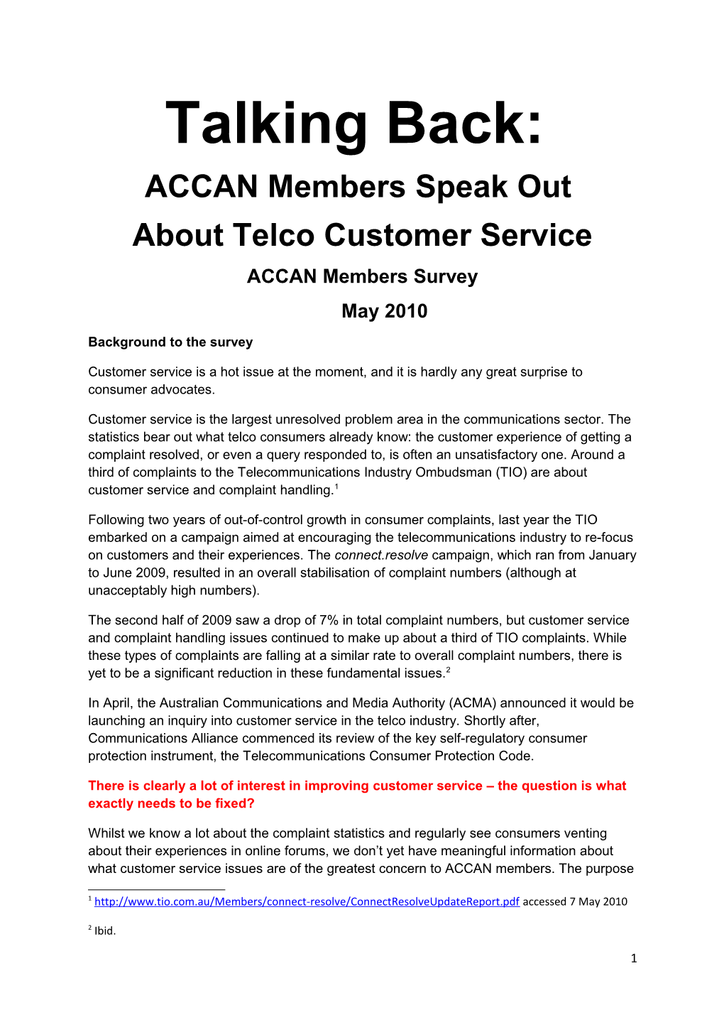 ACCAN Members Speak Out