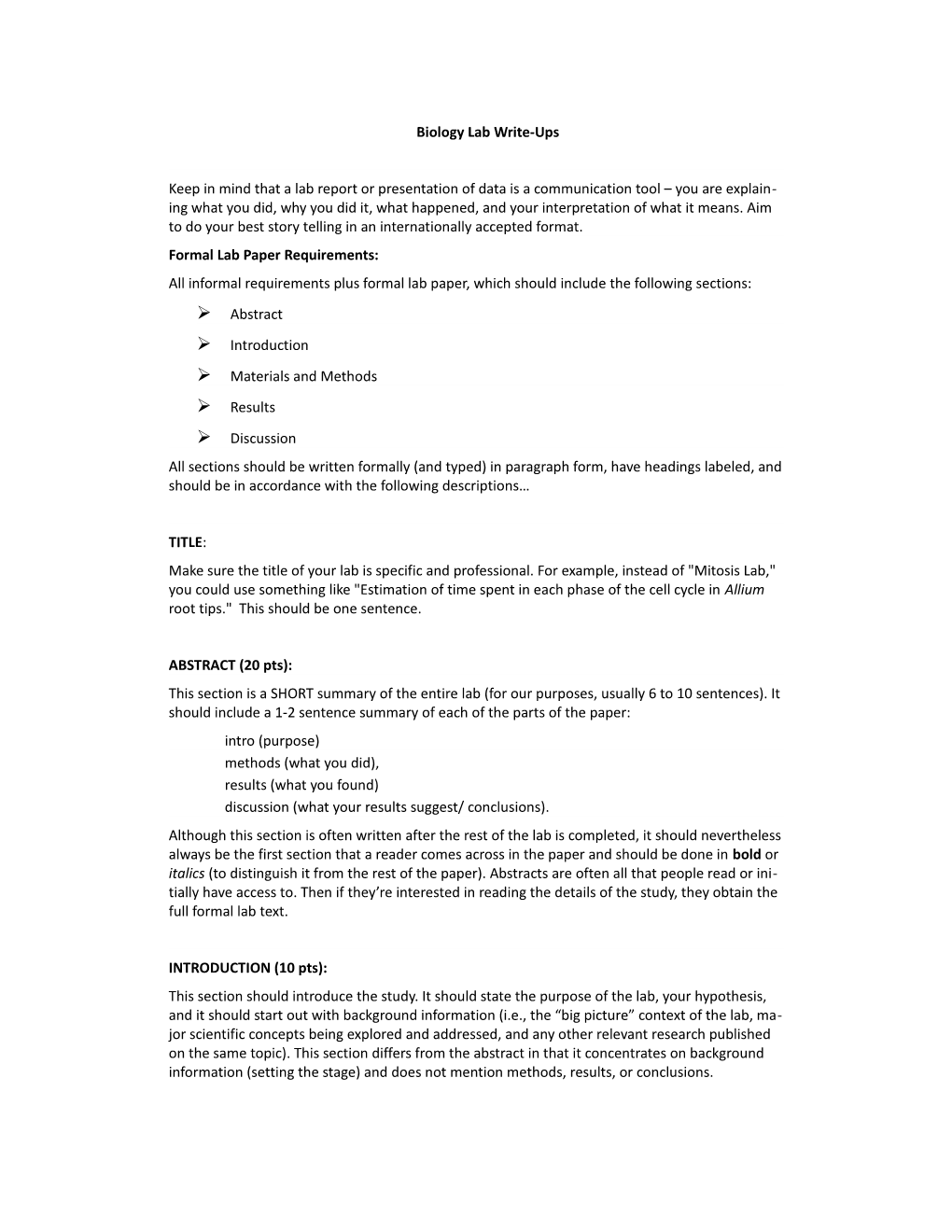 Biology Lab Write-Ups