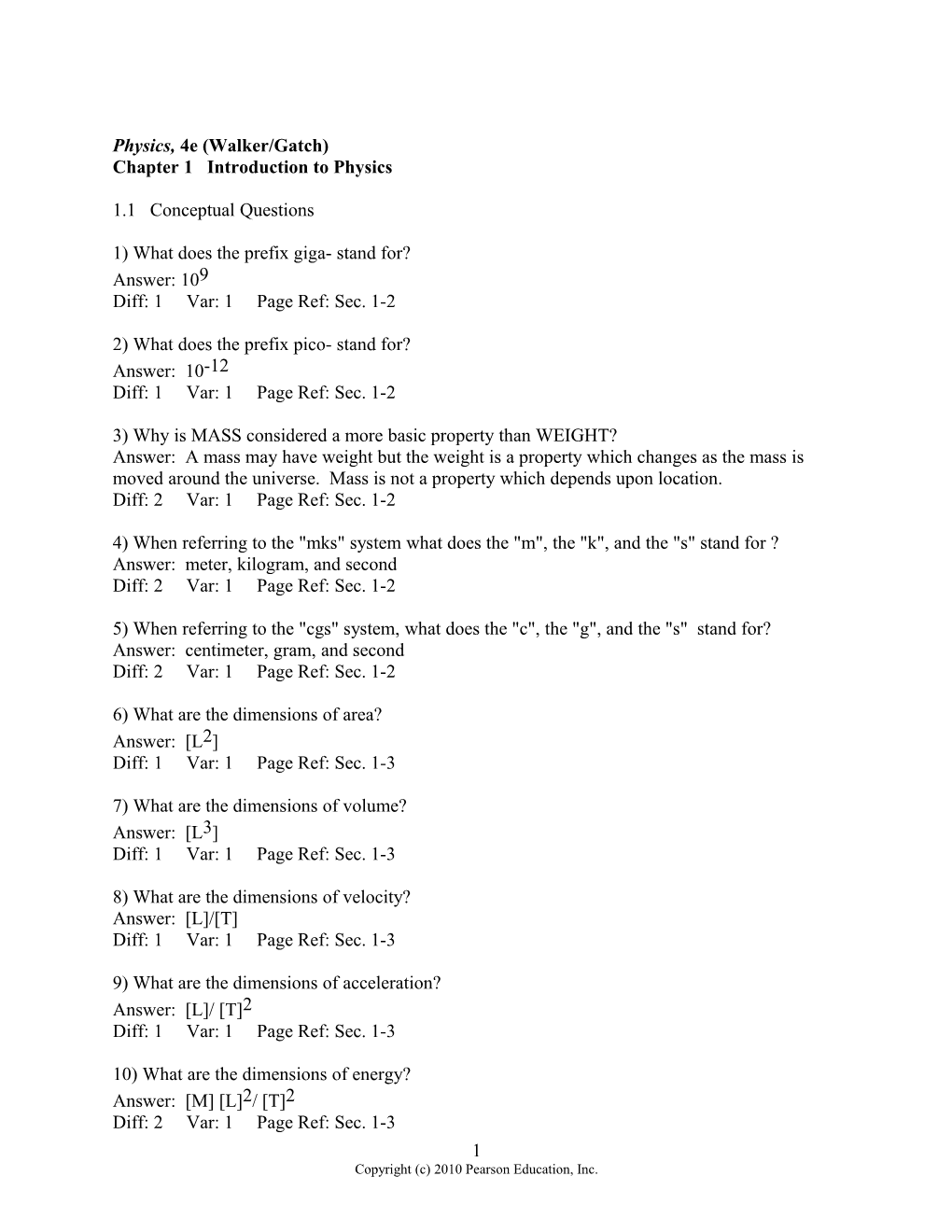 Physics, 4E (Walker/Gatch)