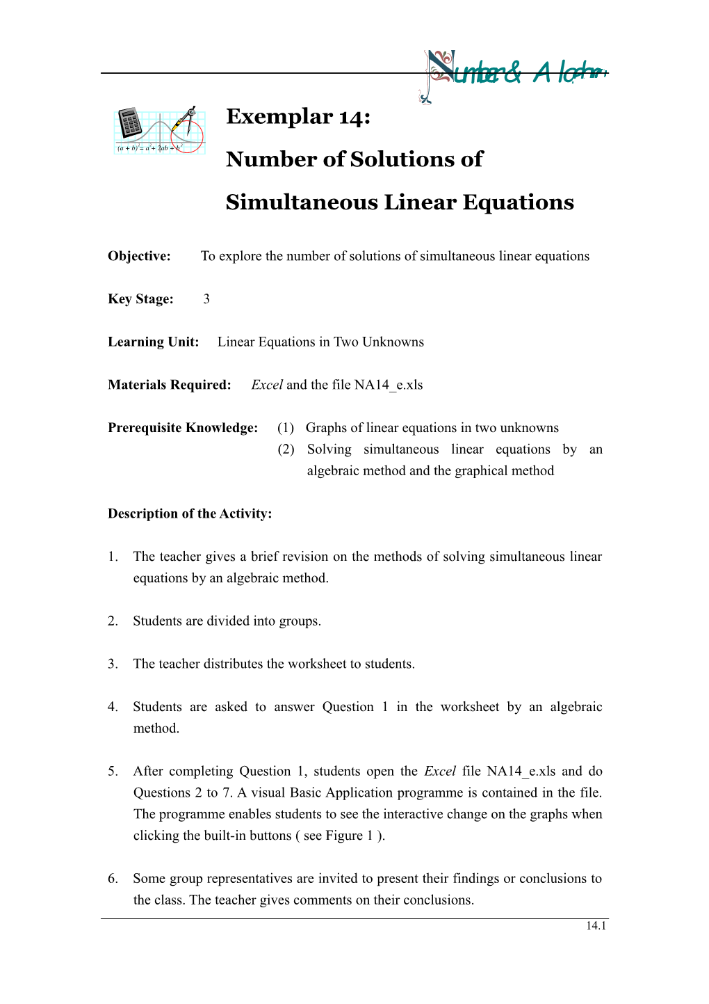 Number of Solutions of Simultaneous Linear Equations