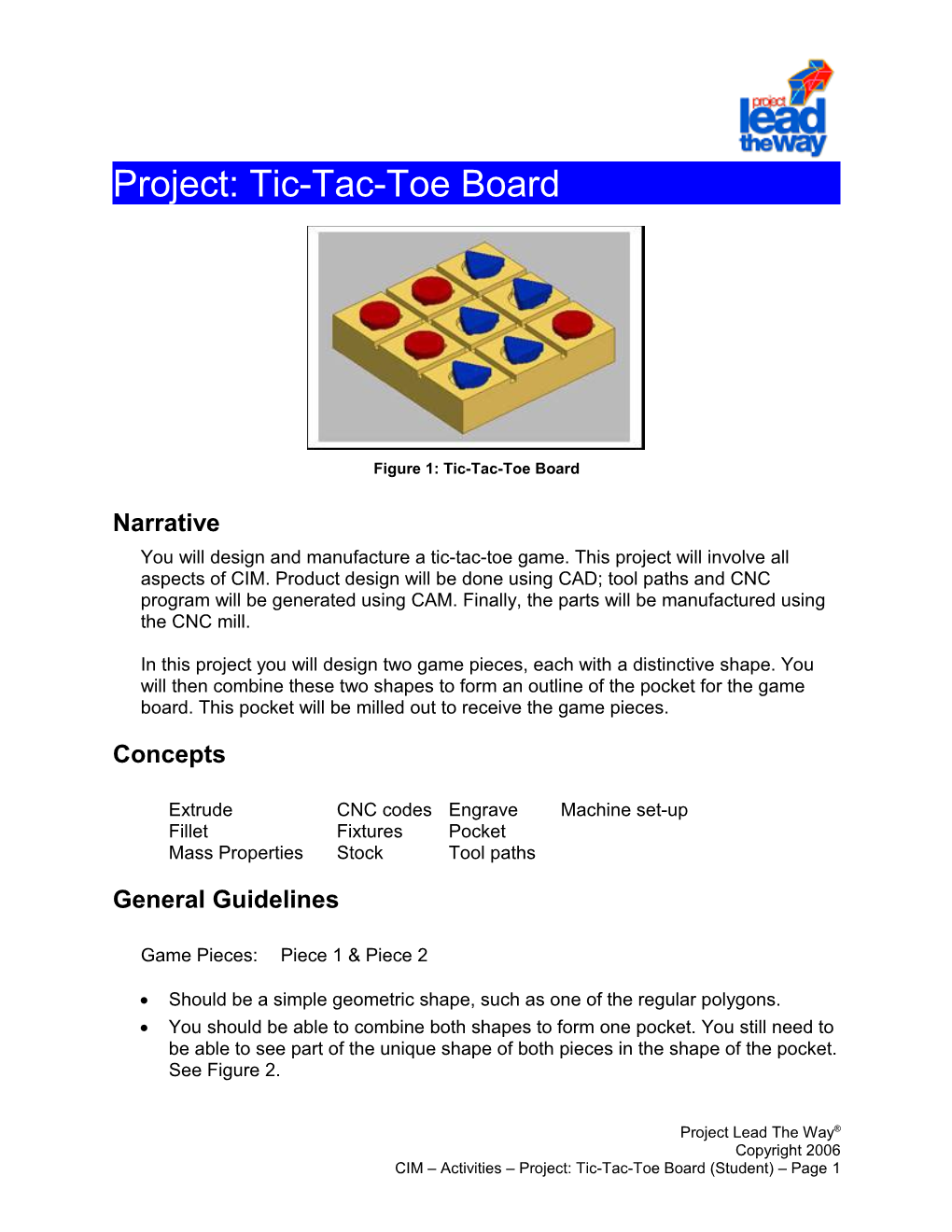 Project: Tic-Tac-Toe Board (Student)