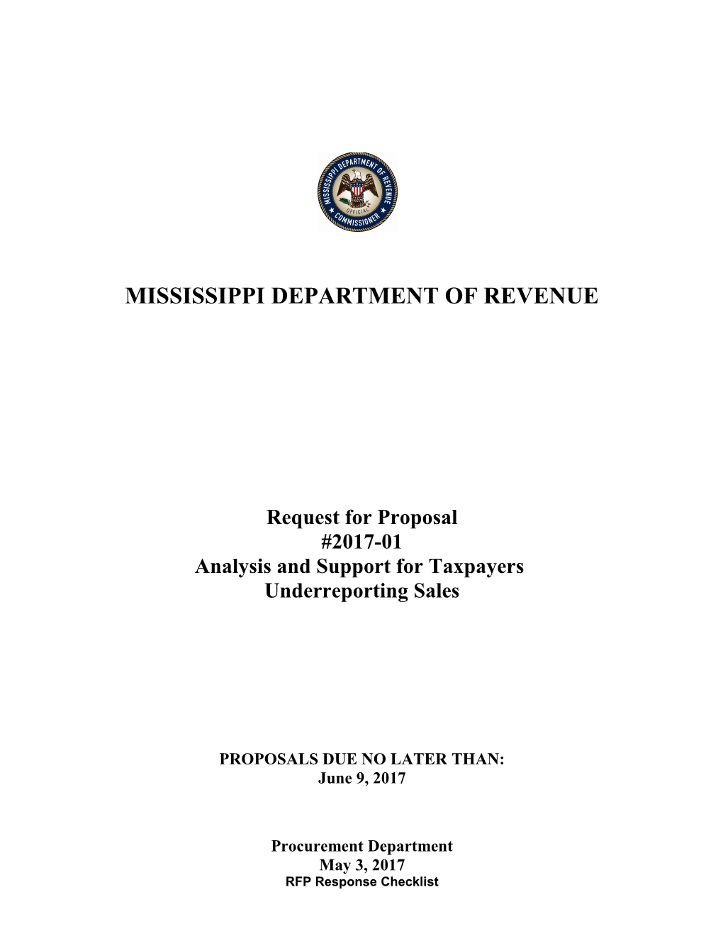 Mississippi Department of Revenue