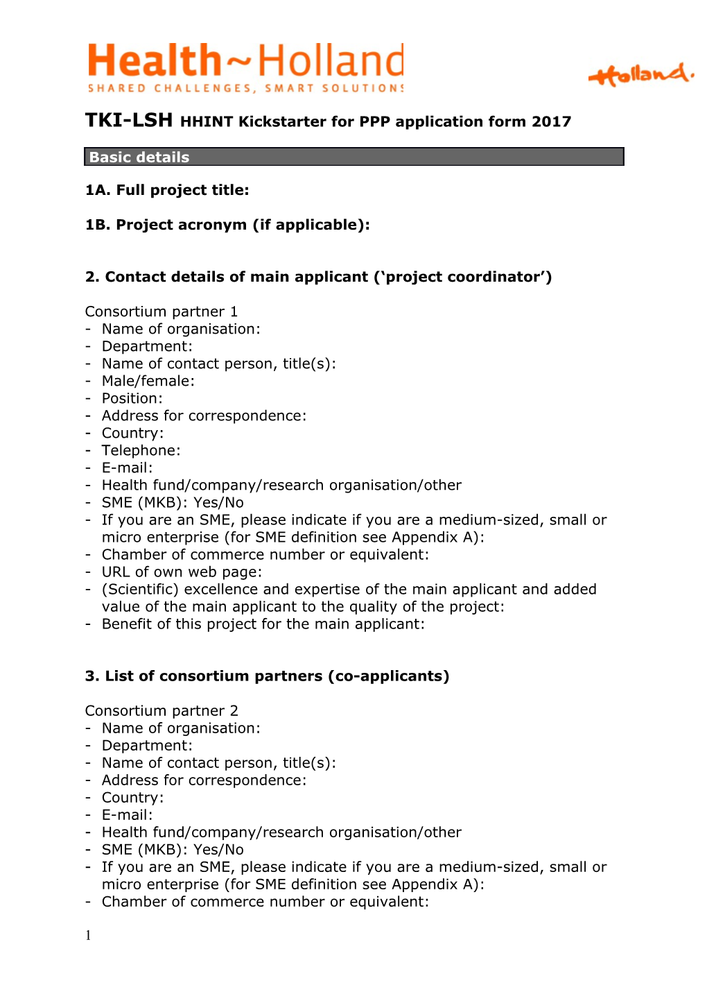 Registration Form (Basic Details)