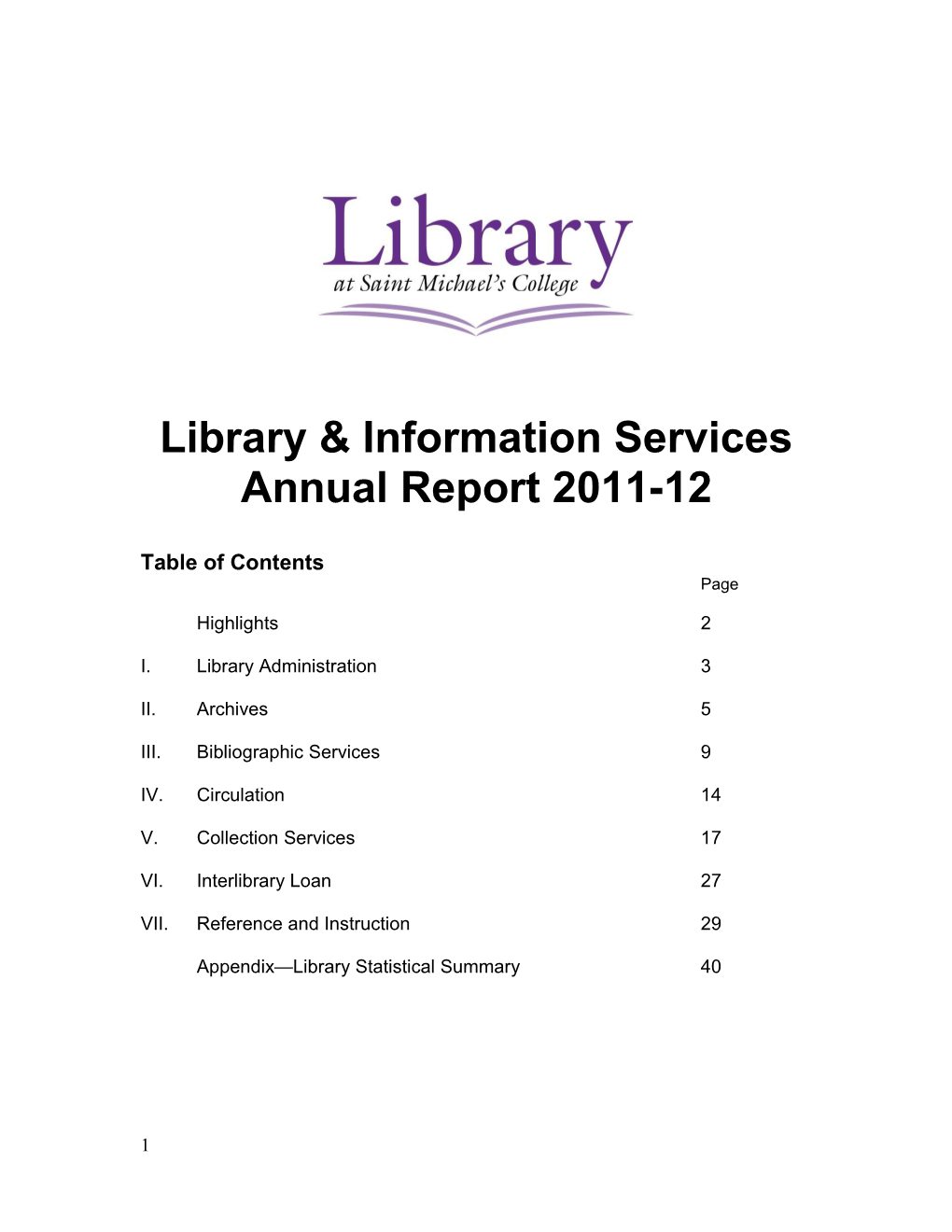 Library & Information Services