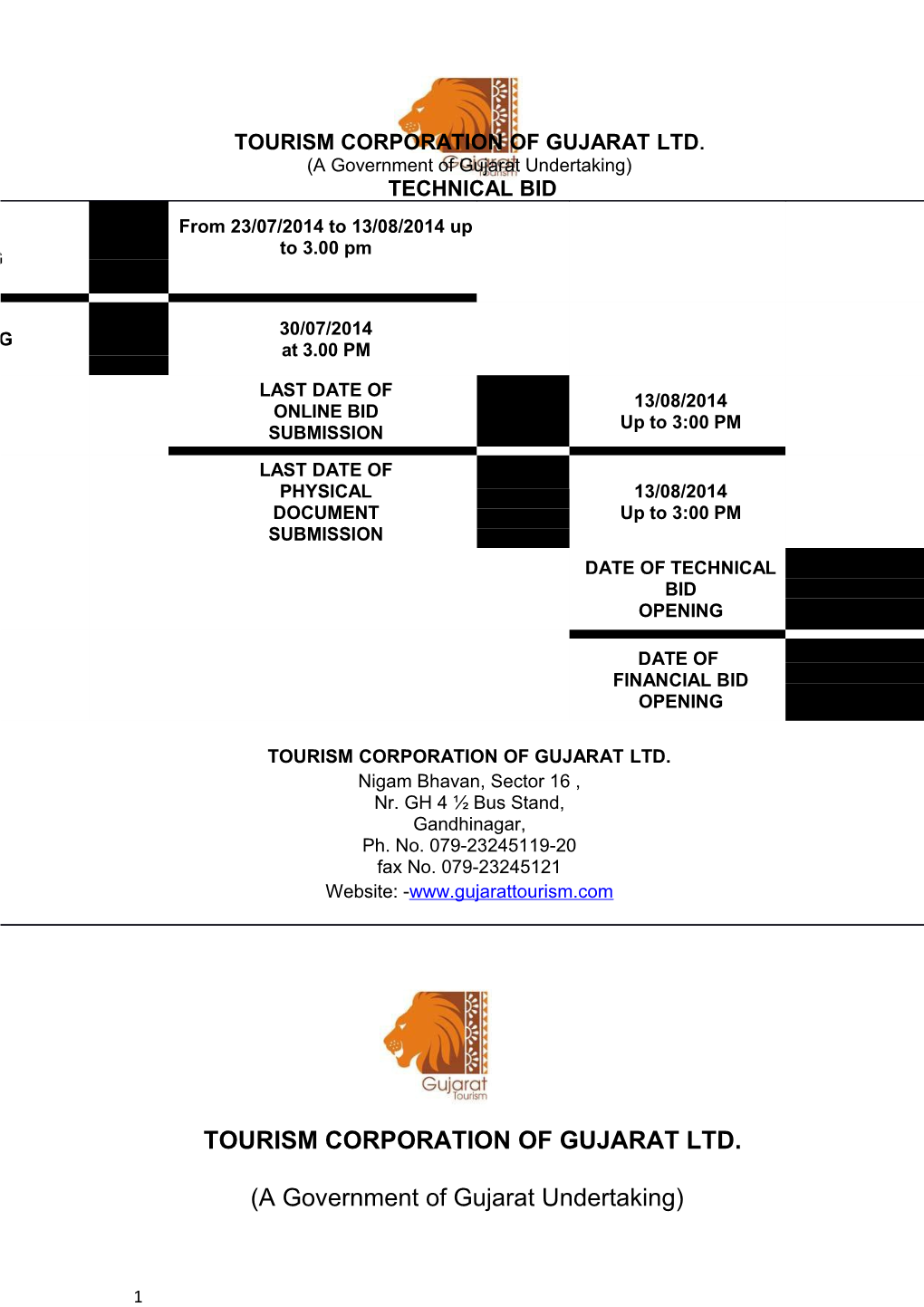 Tourism Corporation of Gujarat Ltd