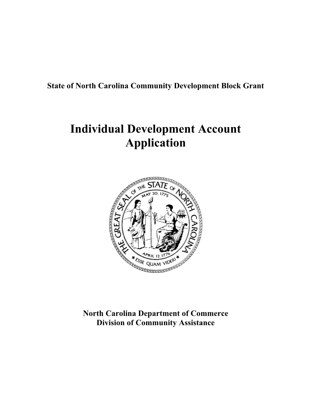 Individual Development Accounts Program