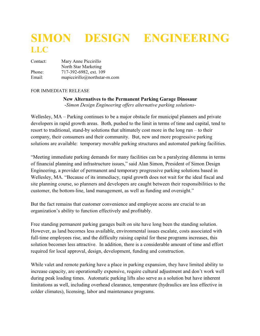 Simon Design Engineeringllc