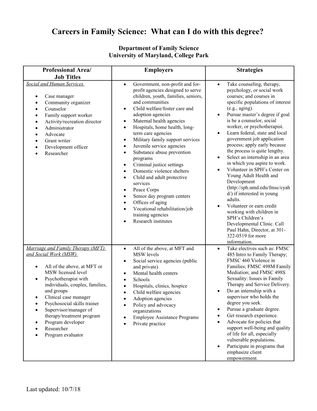 Careers in Family Studies: What Can I Do with This Degree