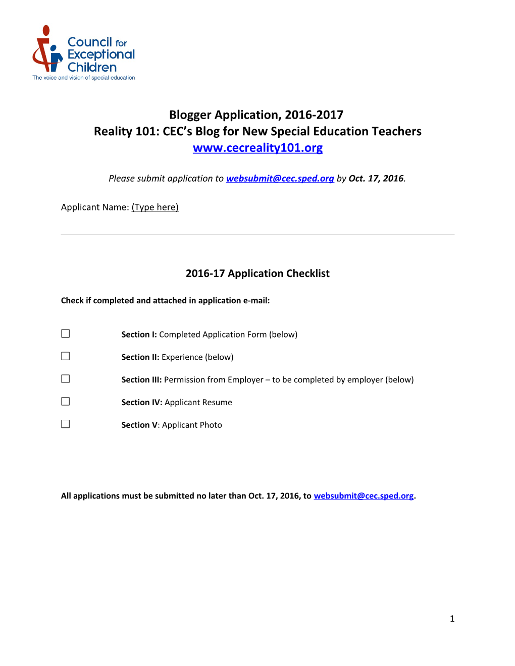 Reality 101: CEC S Blog for New Special Education Teachers